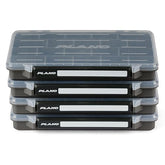 Open lid showcasing translucent lid and compartments